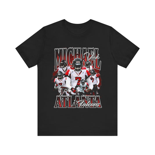 Vintage 90s Football Bootleg Style T-Shirt MICHAEL VICK Unisex Graphic Tee Shirt