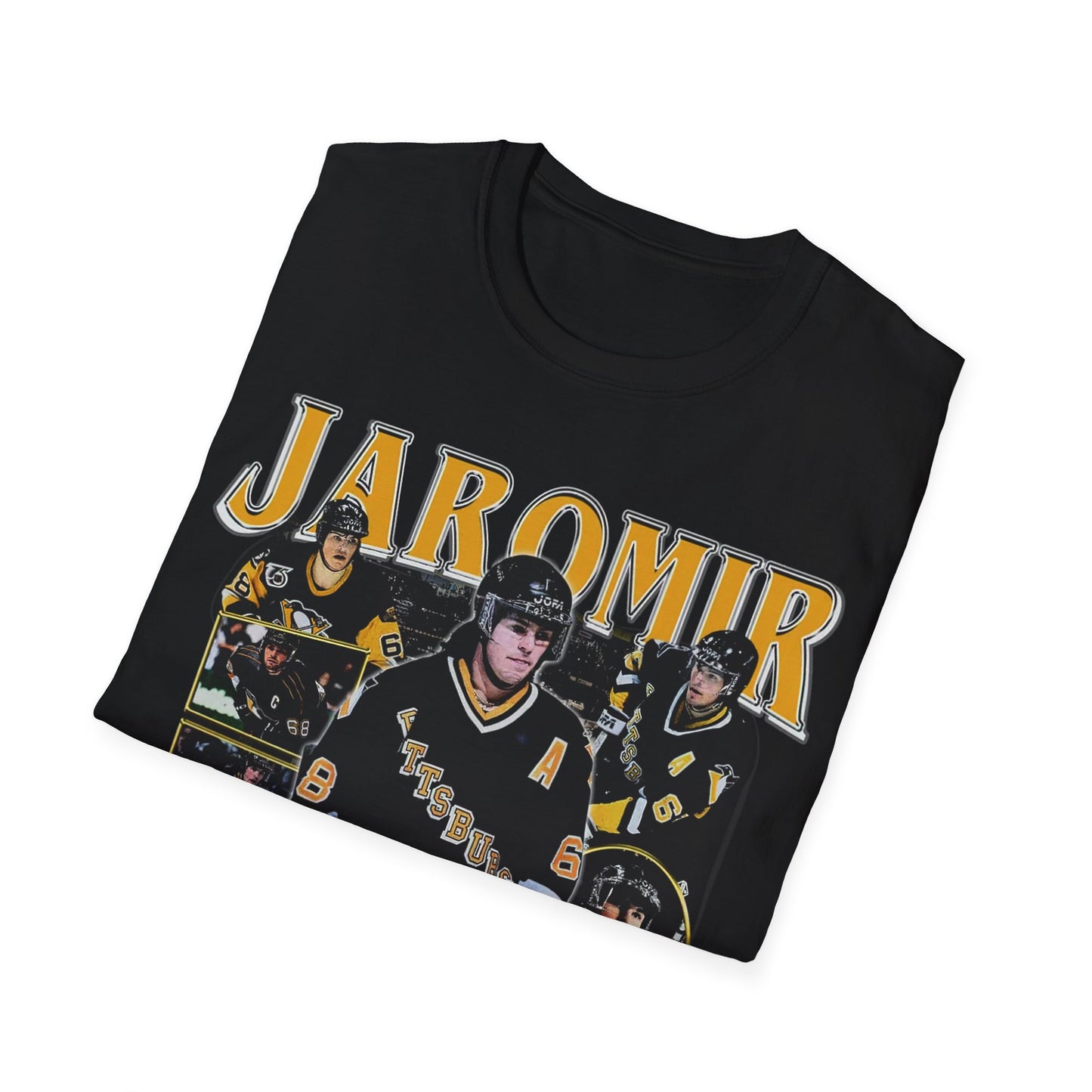 Vintage 90s Hockey Bootleg Style T-Shirt, JAROMIR JAGR Graphic Tee, Retro Hockey Shirt Unisex Graphic Tee