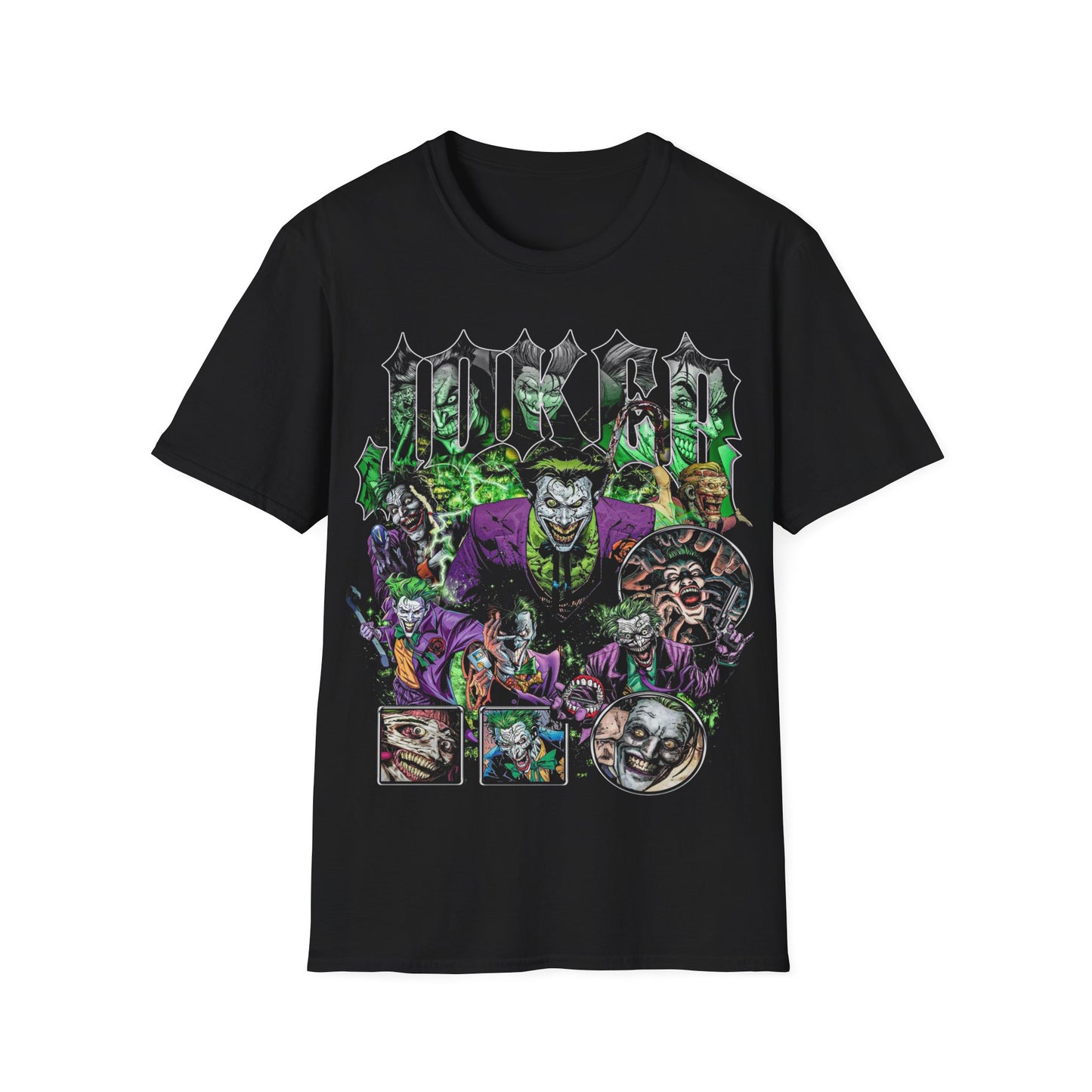 Vintage 90s Superheroes Bootleg Style T-Shirt, JOKER Retro Superheroes Shirt Unisex Graphic Tee