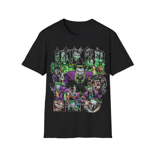 Vintage 90s Superheroes Bootleg Style T-Shirt, JOKER Retro Superheroes Shirt Unisex Graphic Tee