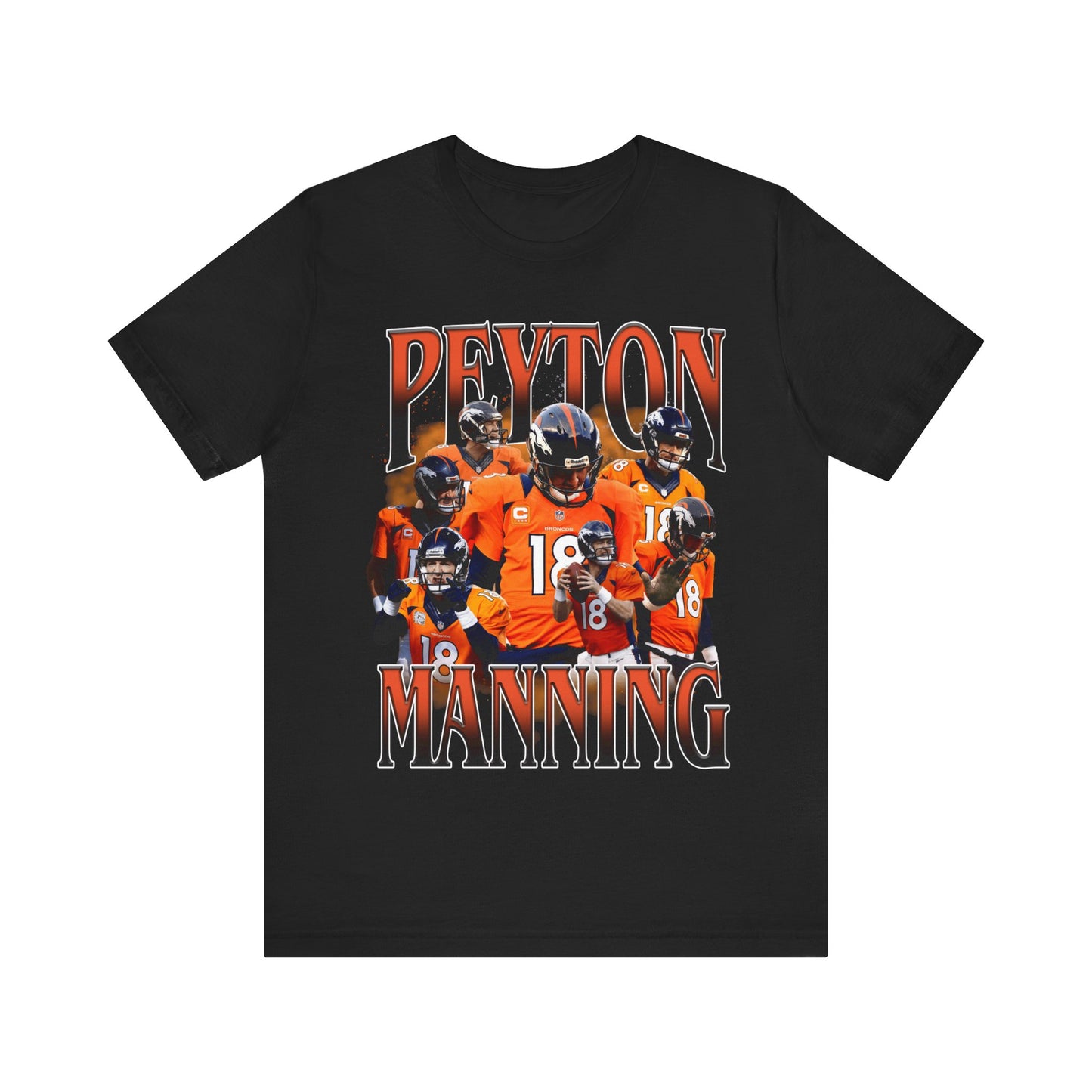 Vintage 90s Football Bootleg Style T-Shirt PEYTON MANNING Unisex Tee Shirt