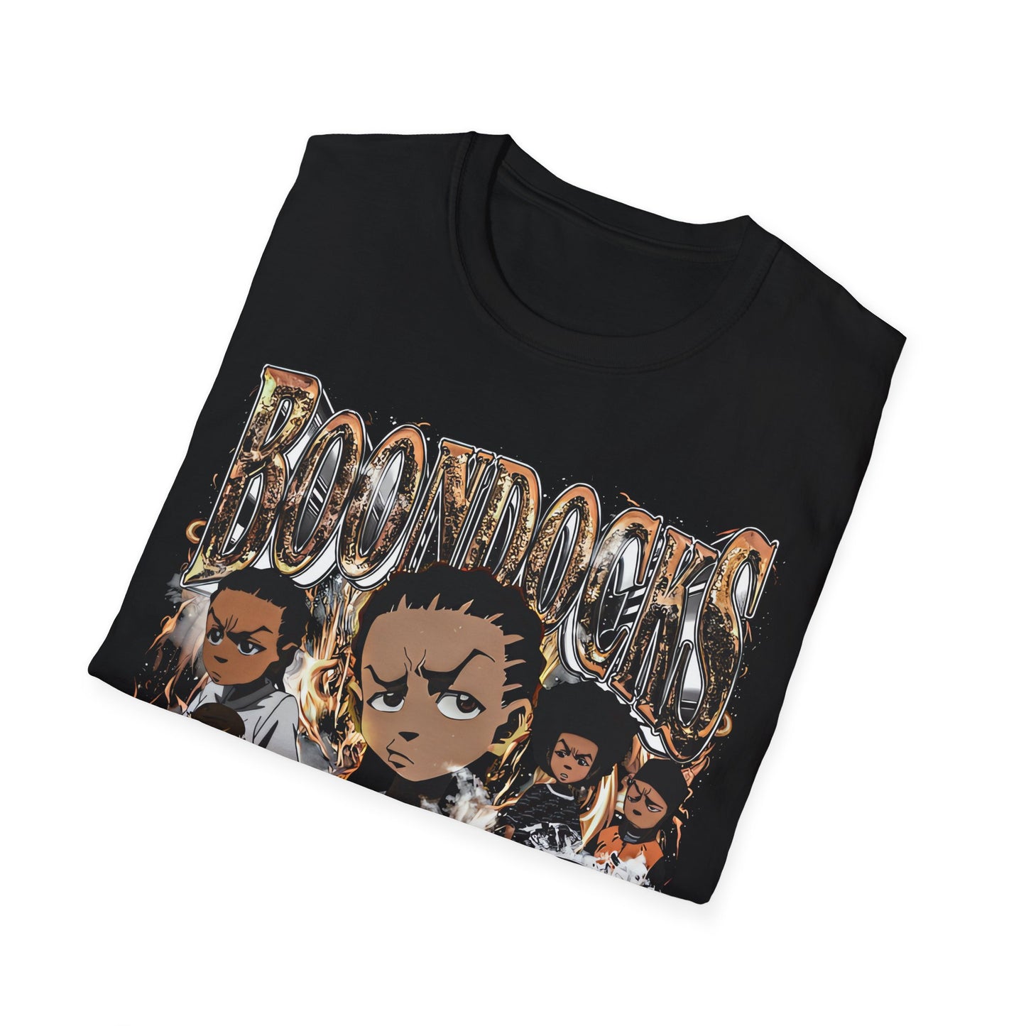 Vintage 90s Pop Culture Bootleg Style T-Shirt, BOONDOCKS Retro Shirt Unisex Graphic Tee