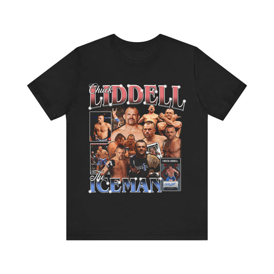 Vintage 90s Bootleg Style T-Shirt, Fighter CHUCK LIDELL Unisex Graphic Tee Shirt