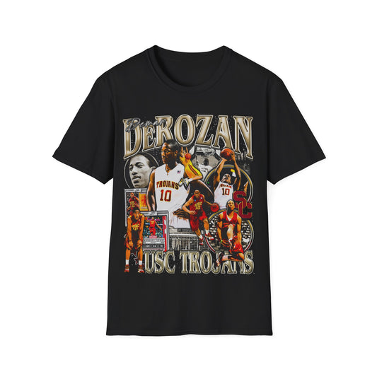 Vintage 90s Basketball Bootleg Style T-Shirt, DEMAR DEROZAN SO CAL Graphic Tee, Retro Basketball Shirt Unisex Graphic Tee