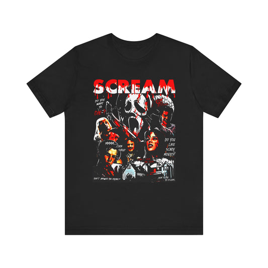 HALLOWEEN SCREAM PREMIUM Unisex Jersey Short Sleeve Tee