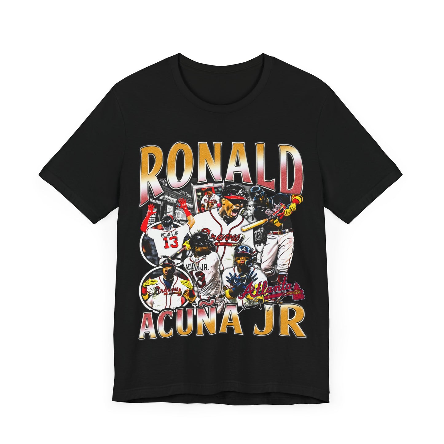 Vintage 90s Baseball Bootleg Style T-Shirt RONALD ACUNA JR Unisex Graphic Tee
