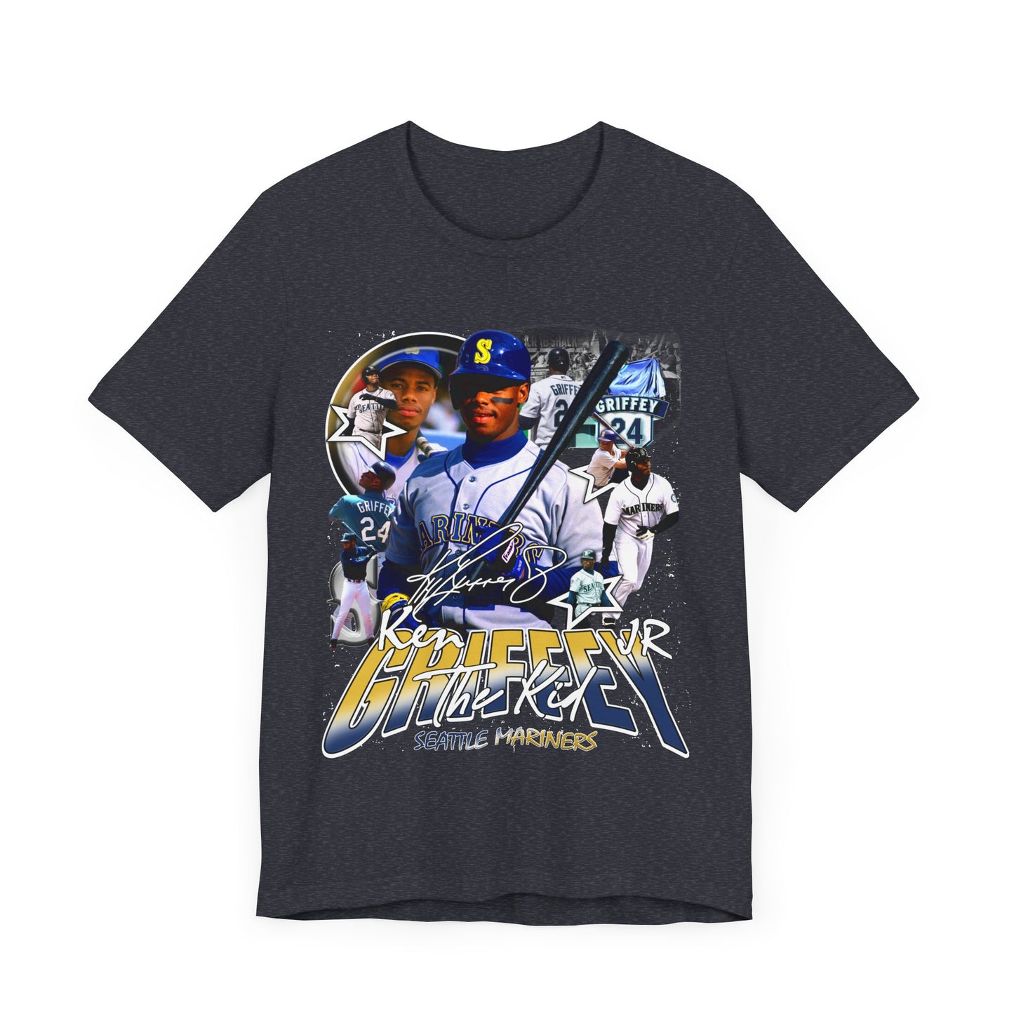 Vintage 90s Baseball Bootleg Style TShirt KEN GRIFFEY JR Unisex Graphic Tee