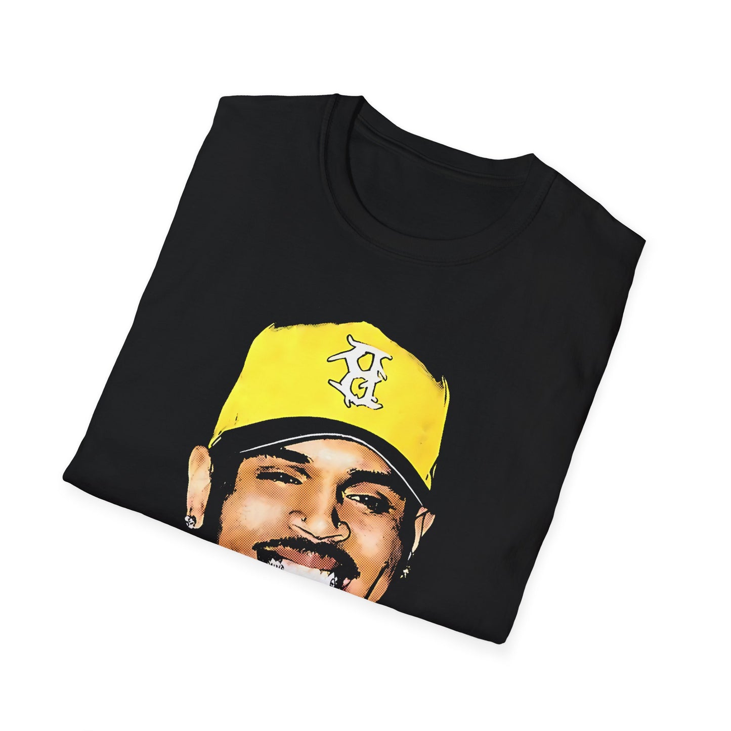 Vintage 90s Rap Bootleg Style T-Shirt, CHRIS BROWN BIG FACE Vintage Retro Rap Shirt Unisex Graphic Tee Shirt