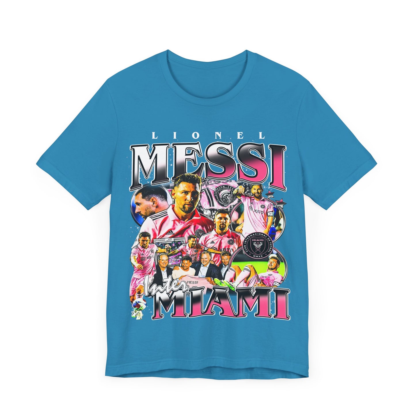 Vintage 90s Pop Bootleg Style T-Shirt LIONEL MESSI Unisex Graphic Tee Shirt