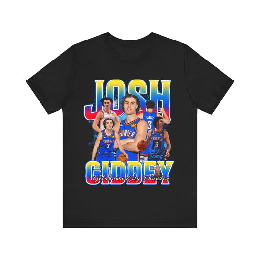 Vintage 90s Basketball Bootleg Style T-Shirt JOSH GIDDEY 90s Unisex Graphic Tee