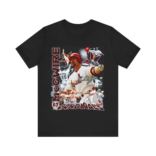 Vintage 90s Baseball Bootleg Style T-Shirt MARK MCGWIRE Unisex Graphic Tee Shirt