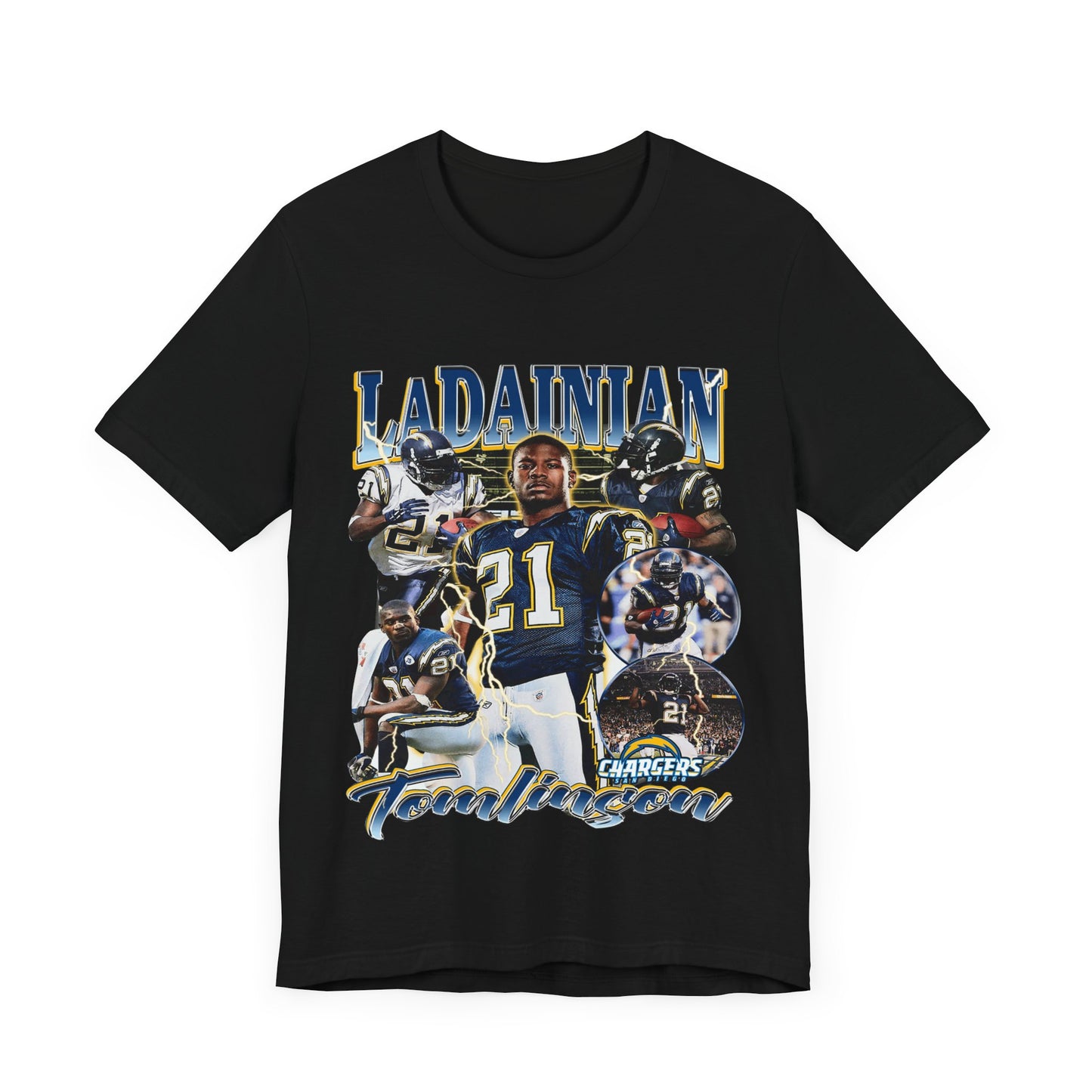 Vintage 90s Football Bootleg Style T-Shirt LADAINIAN TOMLISON Unisex Tee Shirt