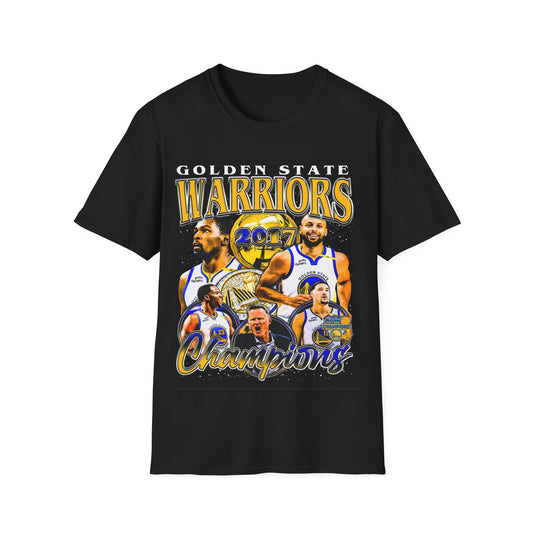Vintage 90s Basketball Bootleg Style T-Shirt 2017 CHAMPS DUAL SIDED Graphic Tee, Retro Basketball Shirt Unisex Graphic Tee