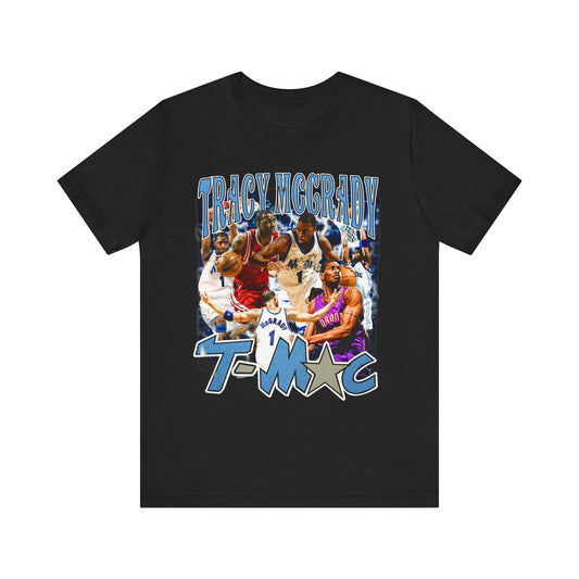 Vintage 90s Basketball Bootleg Style T-Shirt TRACY MCGRADY 90s Unisex Tee Shirt