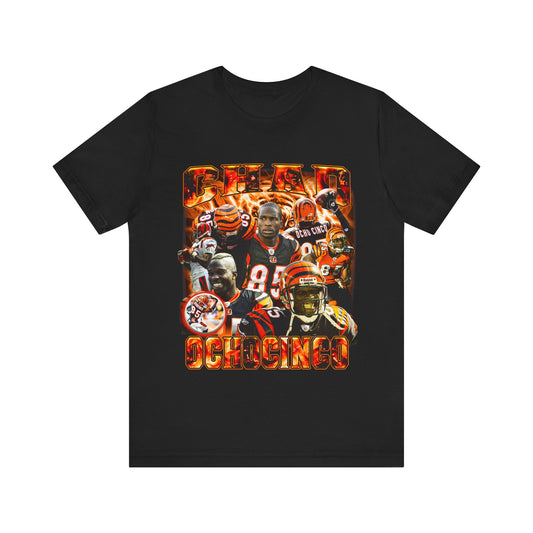 Vintage 90s Football Bootleg Style T-Shirt CHAD OCHOCINCO Unisex Graphic Tee
