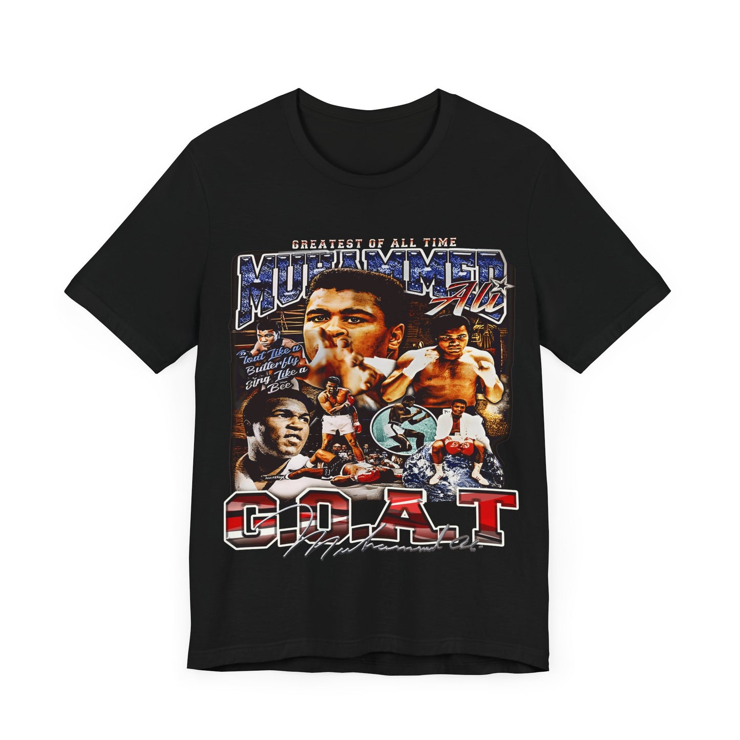 Vintage 90s Bootleg Style T-Shirt, Fighter ALI The Greatest Unisex Tee Shirt