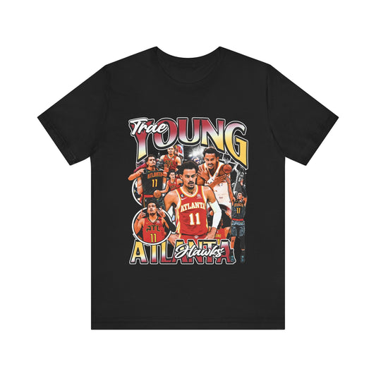 Vintage 90s Basketball Bootleg Style T-Shirt TRAE YOUNG Unisex Graphic Tee