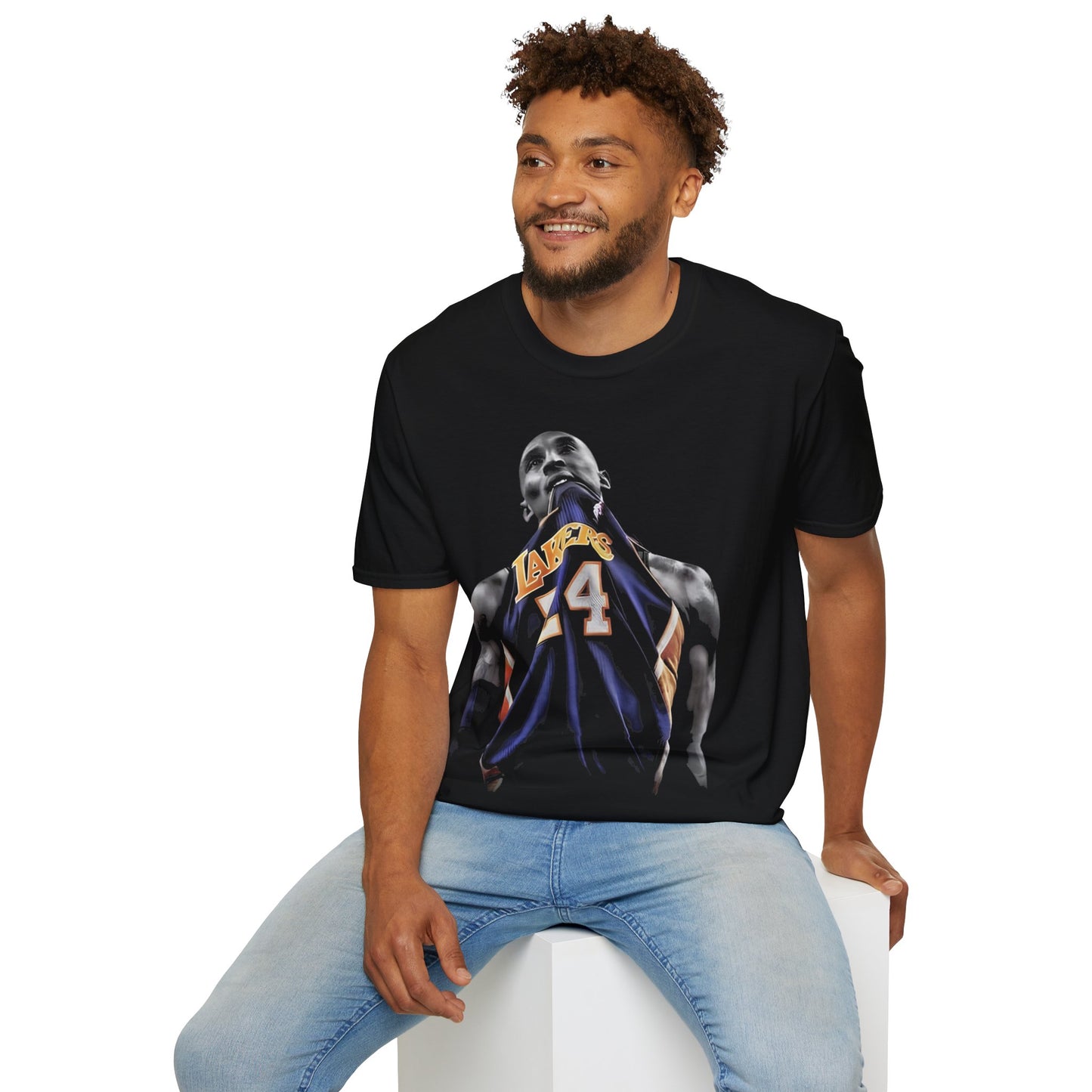 Vintage 90s Basketball Bootleg Style T-Shirt, KB SHIRT BITE Retro Basketball Shirt Unisex Graphic Tee