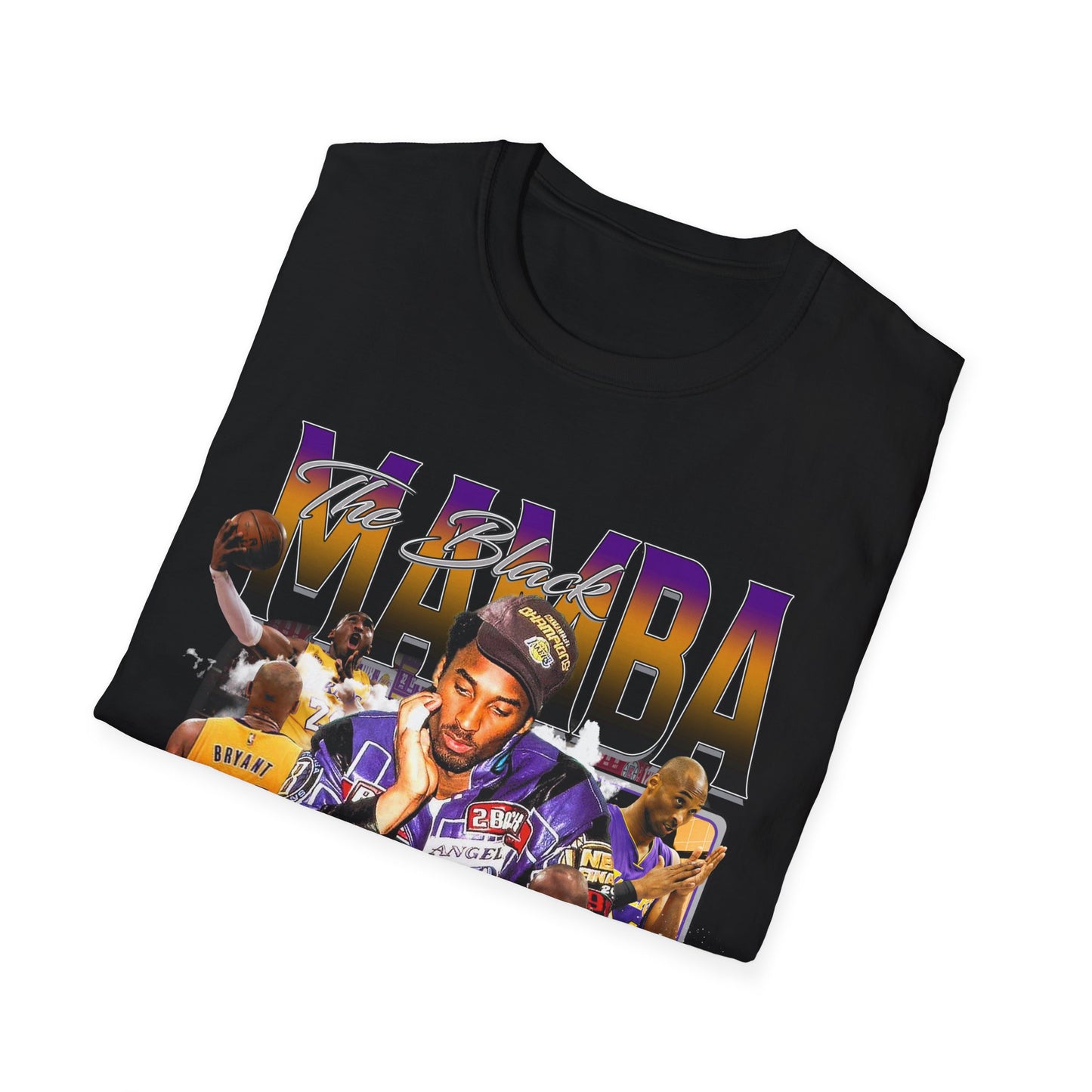 Vintage 90s Basketball Bootleg Style T-Shirt, KOBE BLACK MAMBA BRYANT Graphic Tee, Retro Basketball Shirt Unisex Graphic Tee