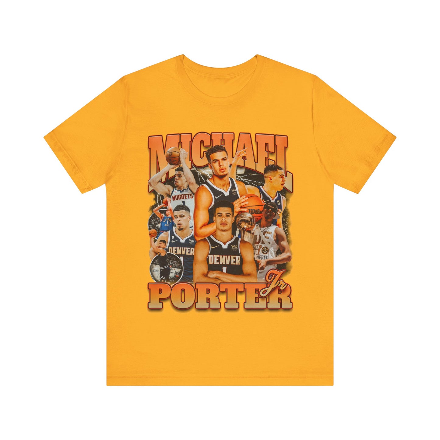 Vintage 90s Basketball Bootleg Style T-Shirt MICHAEL PORTER JR Unisex Tee Shirt