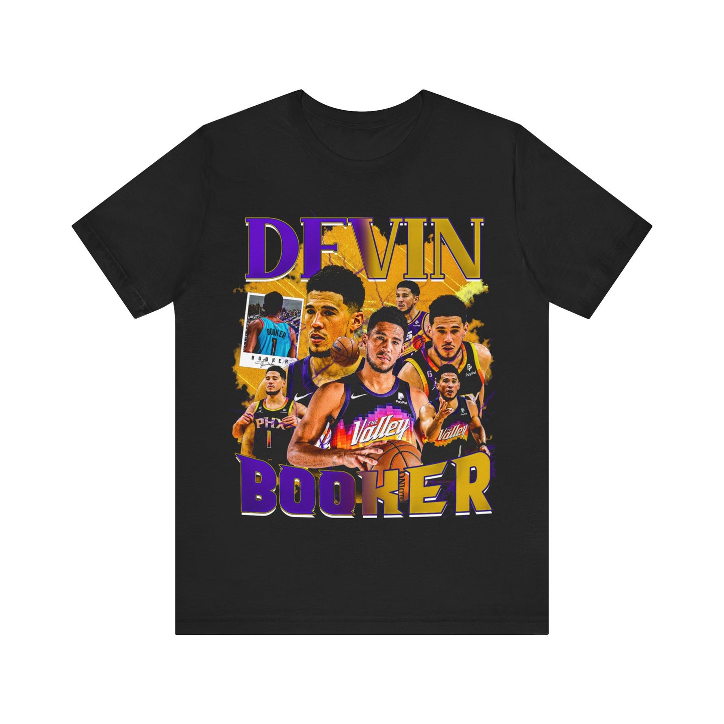 Vintage 90s Basketball Bootleg Style T-Shirt DEVIN BOOKER 90s Unisex Graphic Tee