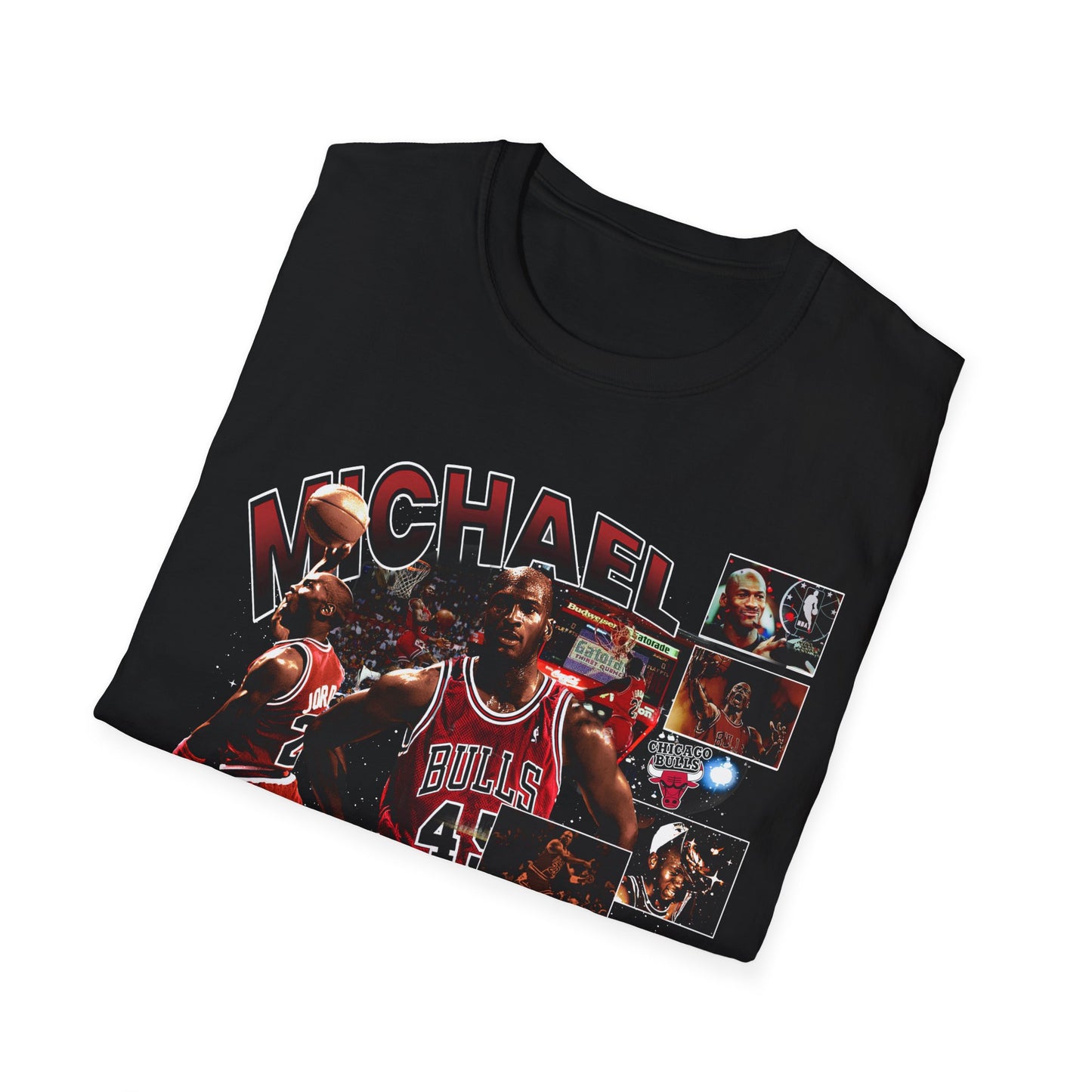 Vintage 90s Basketball Bootleg Style T-Shirt, MICHAEL JORDAN TROPHYS Graphic Tee, Retro Basketball Shirt Unisex Graphic Tee