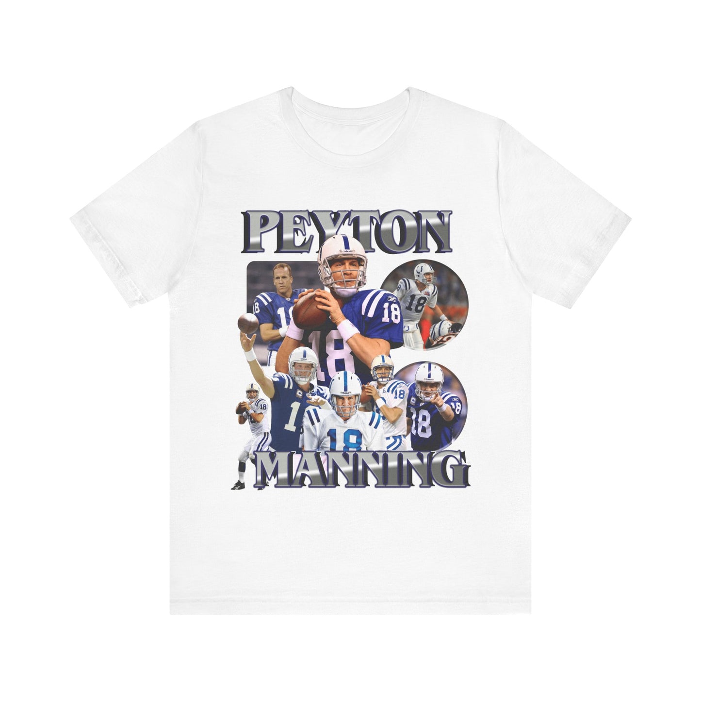 Vintage 90s Football Bootleg Style T-Shirt PEYTON MANNING Unisex Tee Shirt