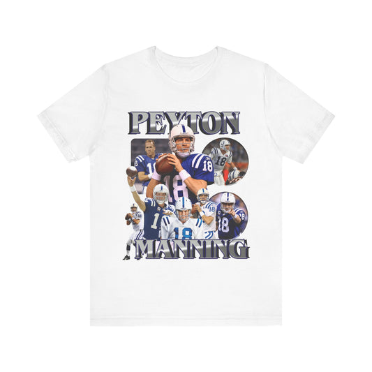 Vintage 90s Football Bootleg Style T-Shirt PEYTON MANNING Unisex Tee Shirt