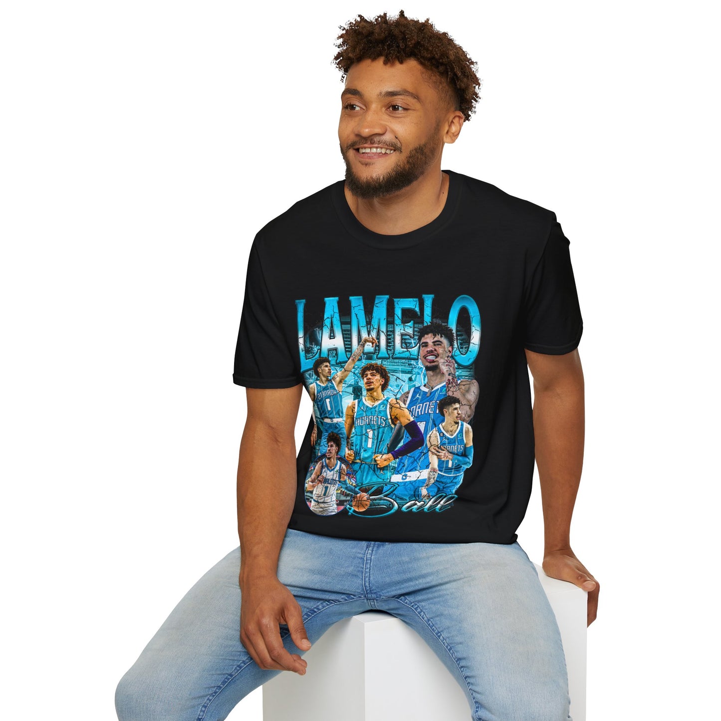Vintage 90s Basketball Bootleg Style T-Shirt, LAMELO BALL Retro Basketball Shirt Unisex Graphic Tee