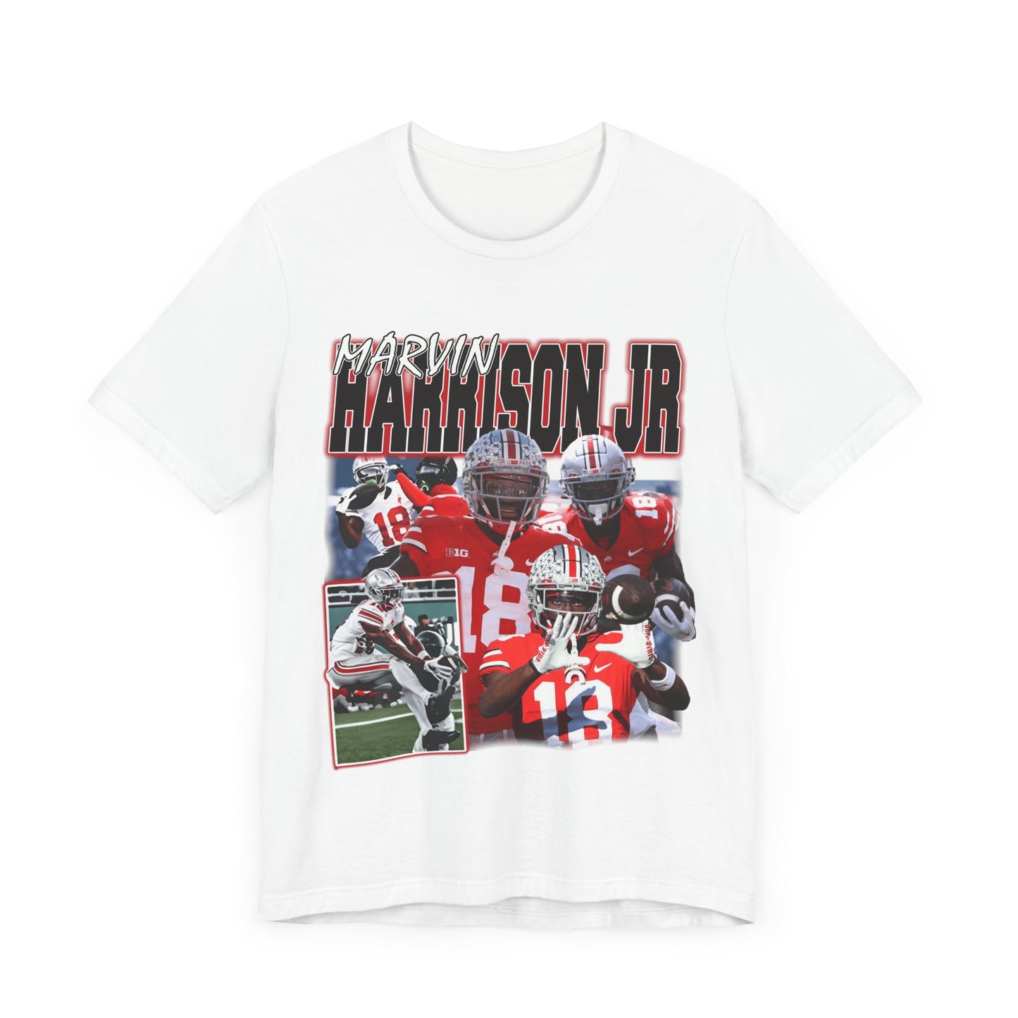 Vintage 90s Football Bootleg Style T-Shirt MARVIN HARRISON JR Unisex Tee Shirt