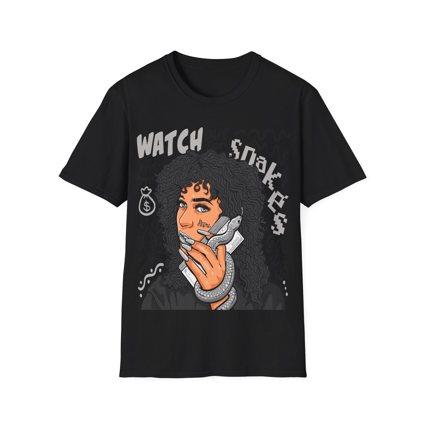 WATCH SNAKES PREMIUM STREETWEAR Unisex Softstyle T-Shirt