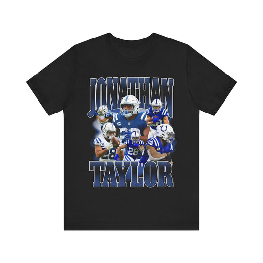 Vintage 90s Football Bootleg Style TShirt JOHNATHAN TAYLOR Unisex Graphic Tee