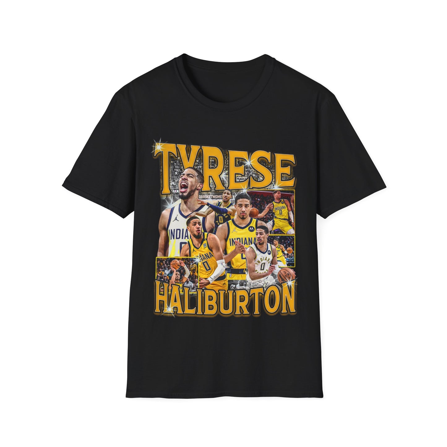 Vintage 90s Basketball Bootleg Style T-Shirt, TYRESE HALIBURTON Retro Basketball Shirt Unisex Graphic Tee