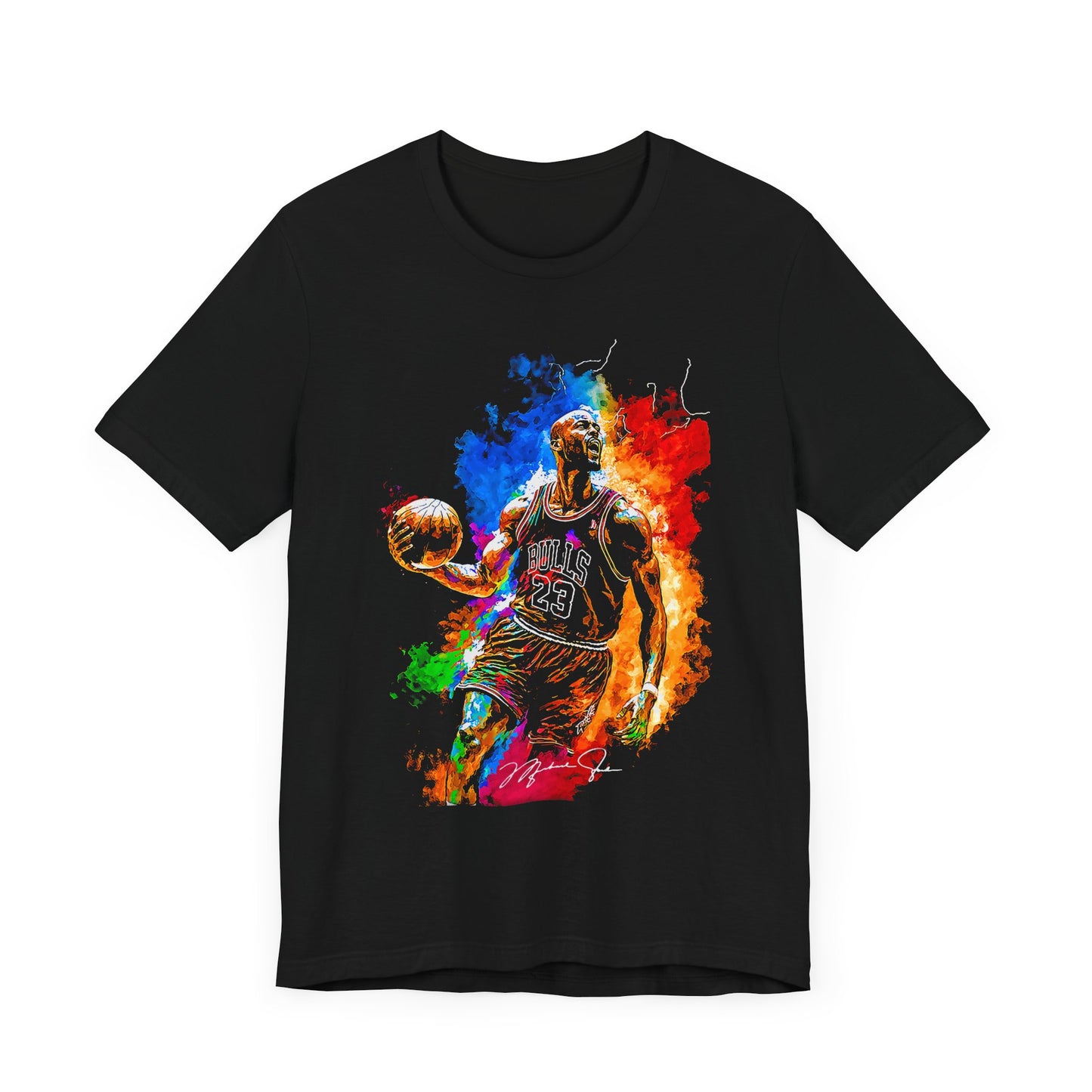 MICHAEL JORDAN PREMIUM Art Unisex Jersey Short Sleeve Tee Shirt