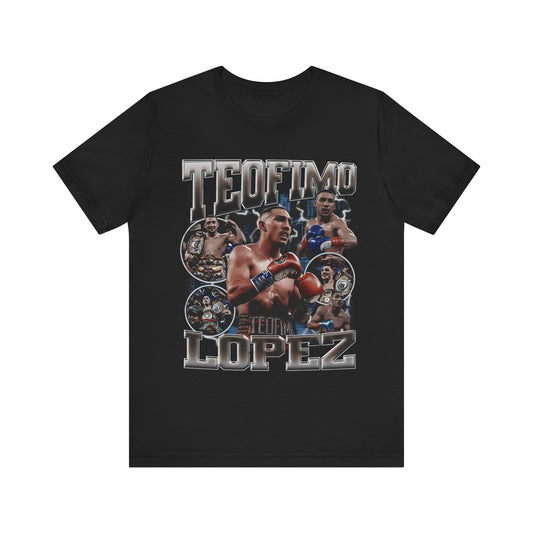 Vintage 90s Bootleg Style T-Shirt, Fighter TEOFIMO LOPEZ Unisex Tee Shirt
