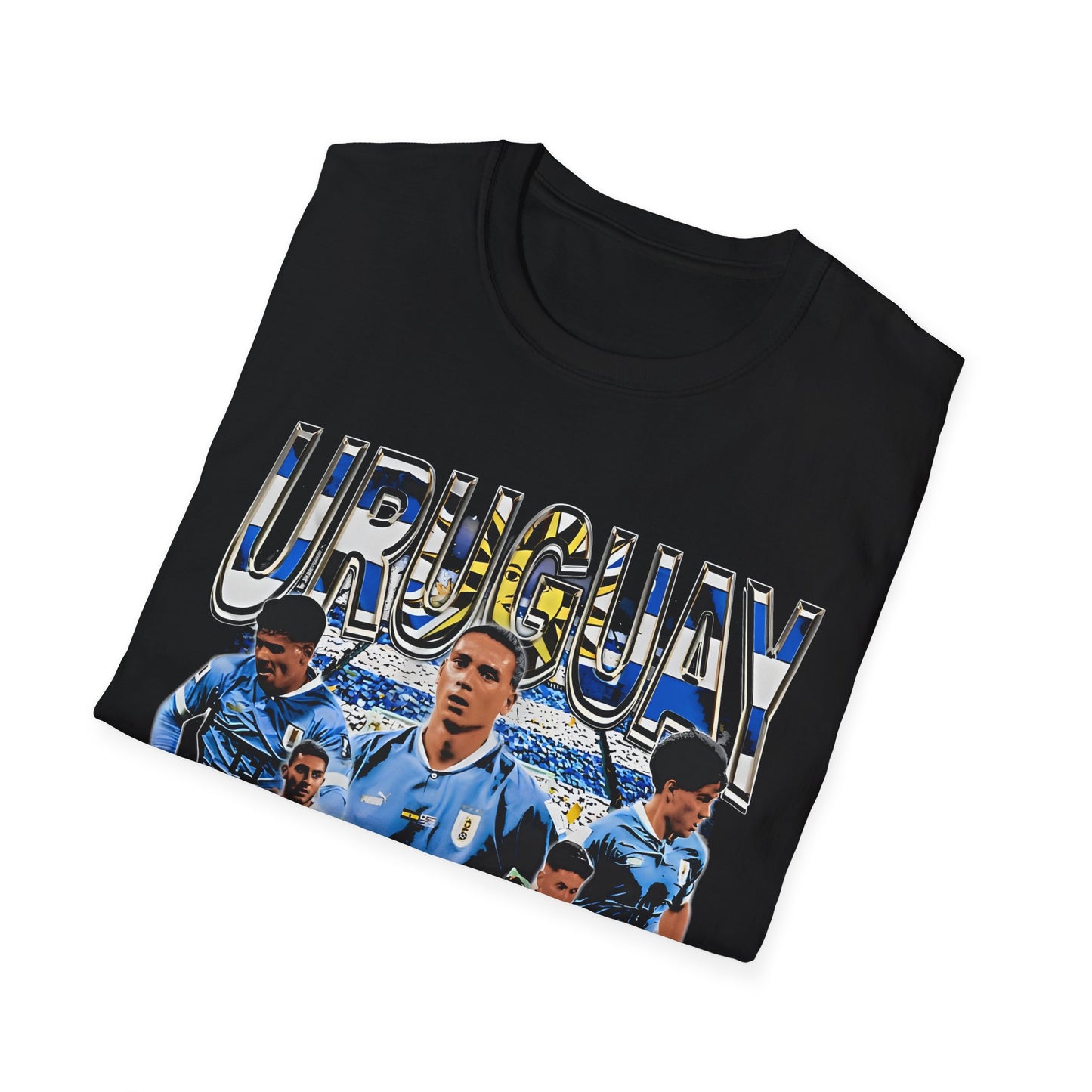 Vintage 90s Soccer Bootleg Style T-Shirt, URUGUAY Graphic Tee, Retro Soccer Shirt Unisex Graphic Tee