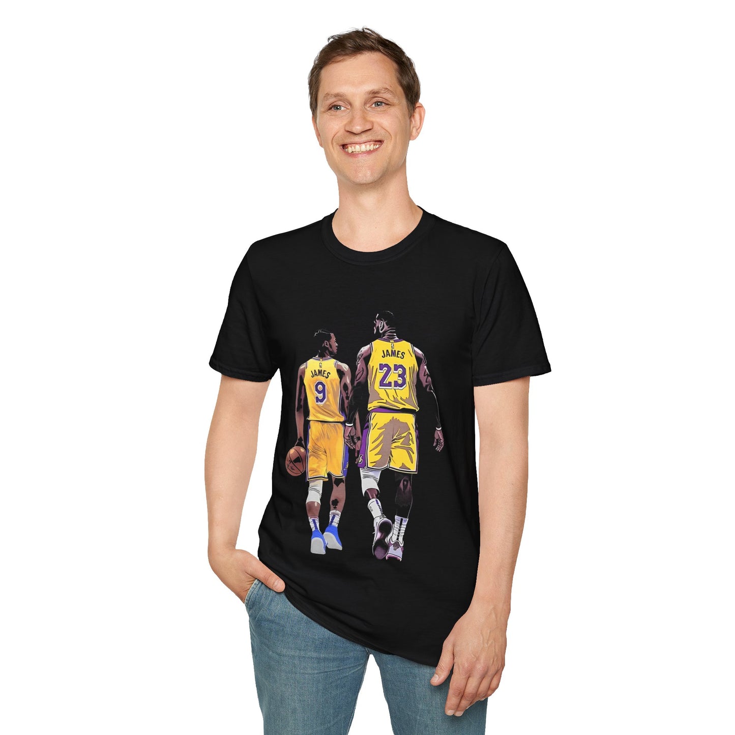 Vintage 90s Basketball Bootleg Style T-Shirt, 9 AND 23 Retro Basketball Shirt Unisex Graphic Tee