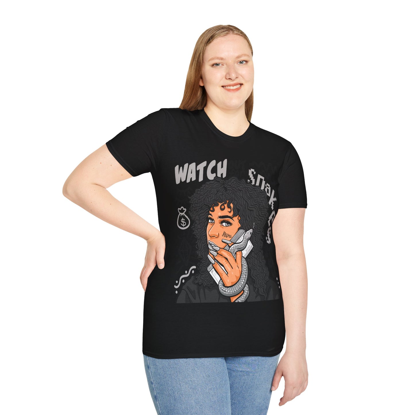 WATCH SNAKES PREMIUM STREETWEAR Unisex Softstyle T-Shirt