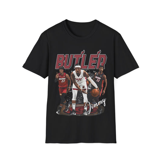 Vintage 90s Basketball Bootleg Style T-Shirt JIMMY BUTLER MIA Graphic Tee, Retro Basketball Shirt Unisex Graphic TShirt