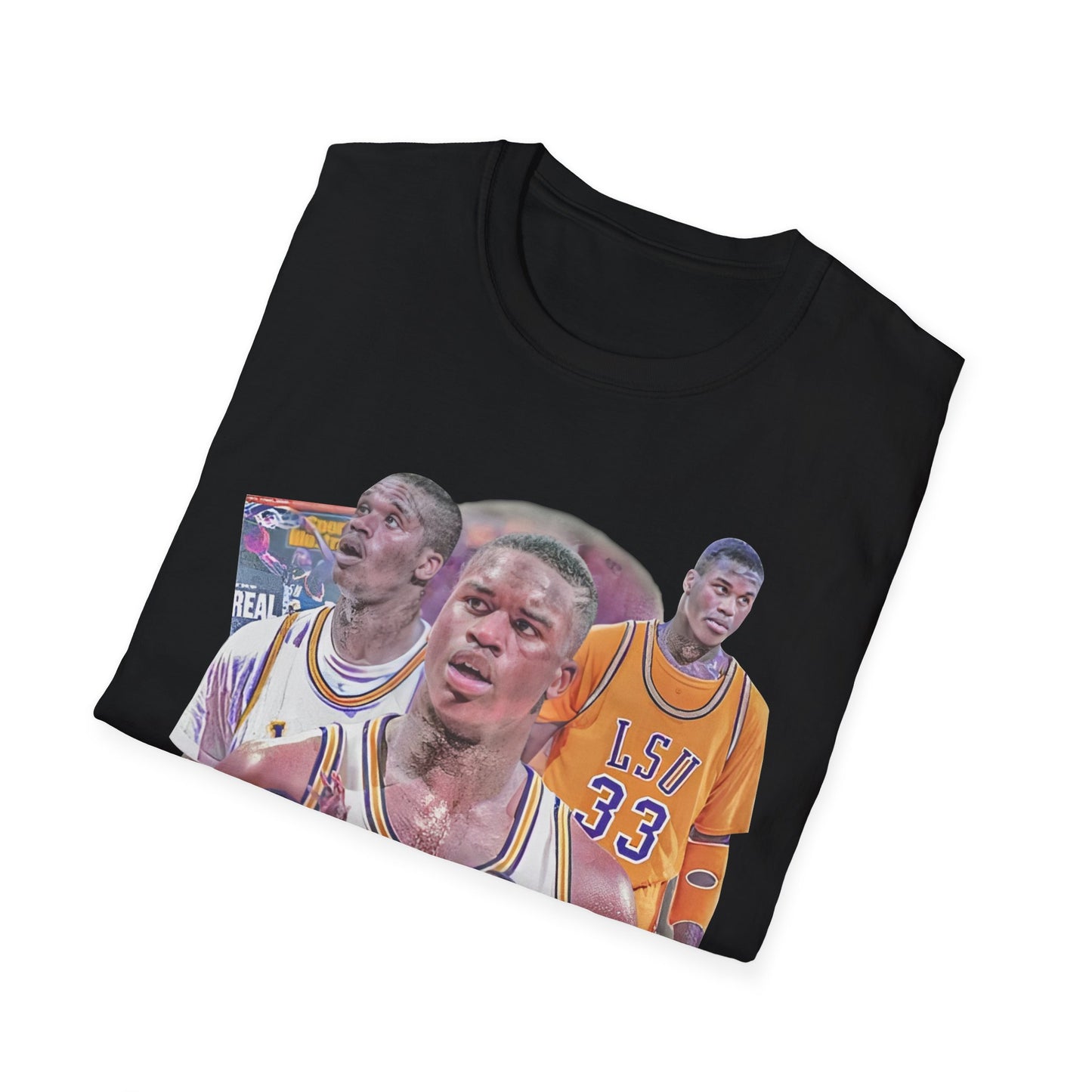 Vintage 90s Basketball Bootleg Style T-Shirt, SHAQUILLE ONEAL LOUISANA Graphic Tee, Retro Basketball Shirt Unisex Graphic Tee