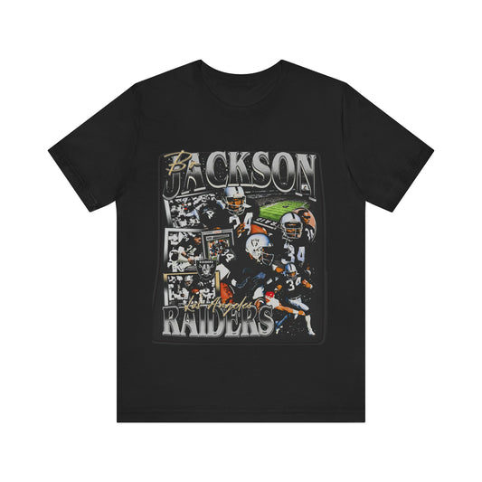 Vintage 90s Football Bootleg Style T-Shirt BO JACKSON Unisex Graphic Tee Shirt