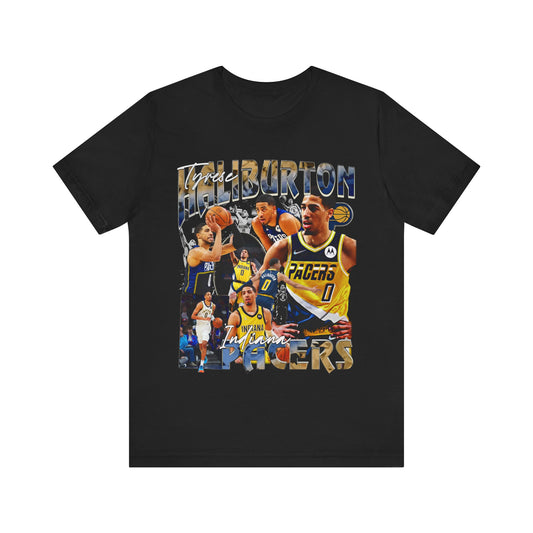 Vintage 90s Basketball Bootleg Style T-Shirt, TYRESE HALIBURTON Unisex Tee Shirt