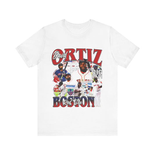 Vintage 90s Baseball Bootleg Style T-Shirt DAVID ORTIZ 90s Unisex Graphic Tee