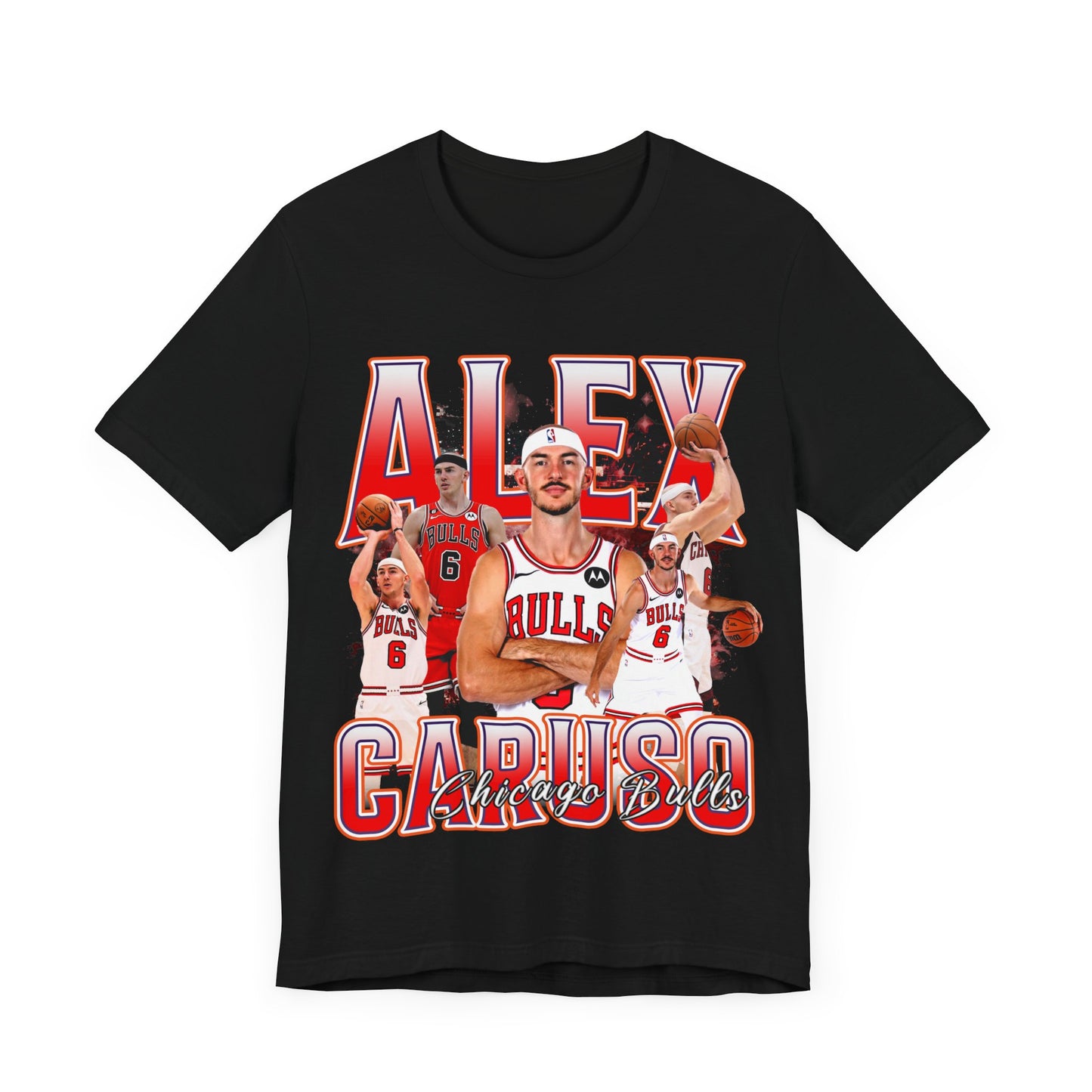 Vintage 90s Basketball Bootleg Style T-Shirt ALEX CARUSO 90s Unisex Graphic Tee