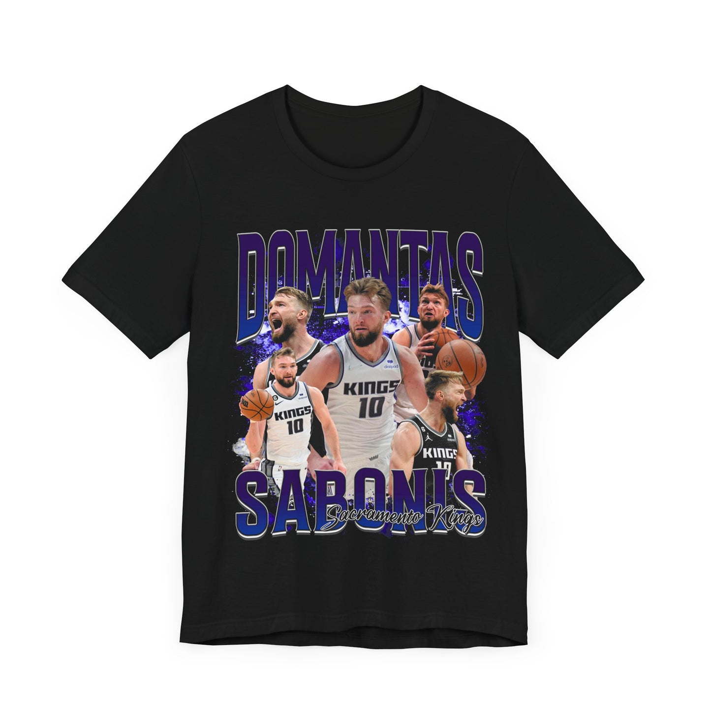 Vintage 90s Basketball Bootleg Style T-Shirt DOMANTAS SABONIS Unisex Graphic Tee