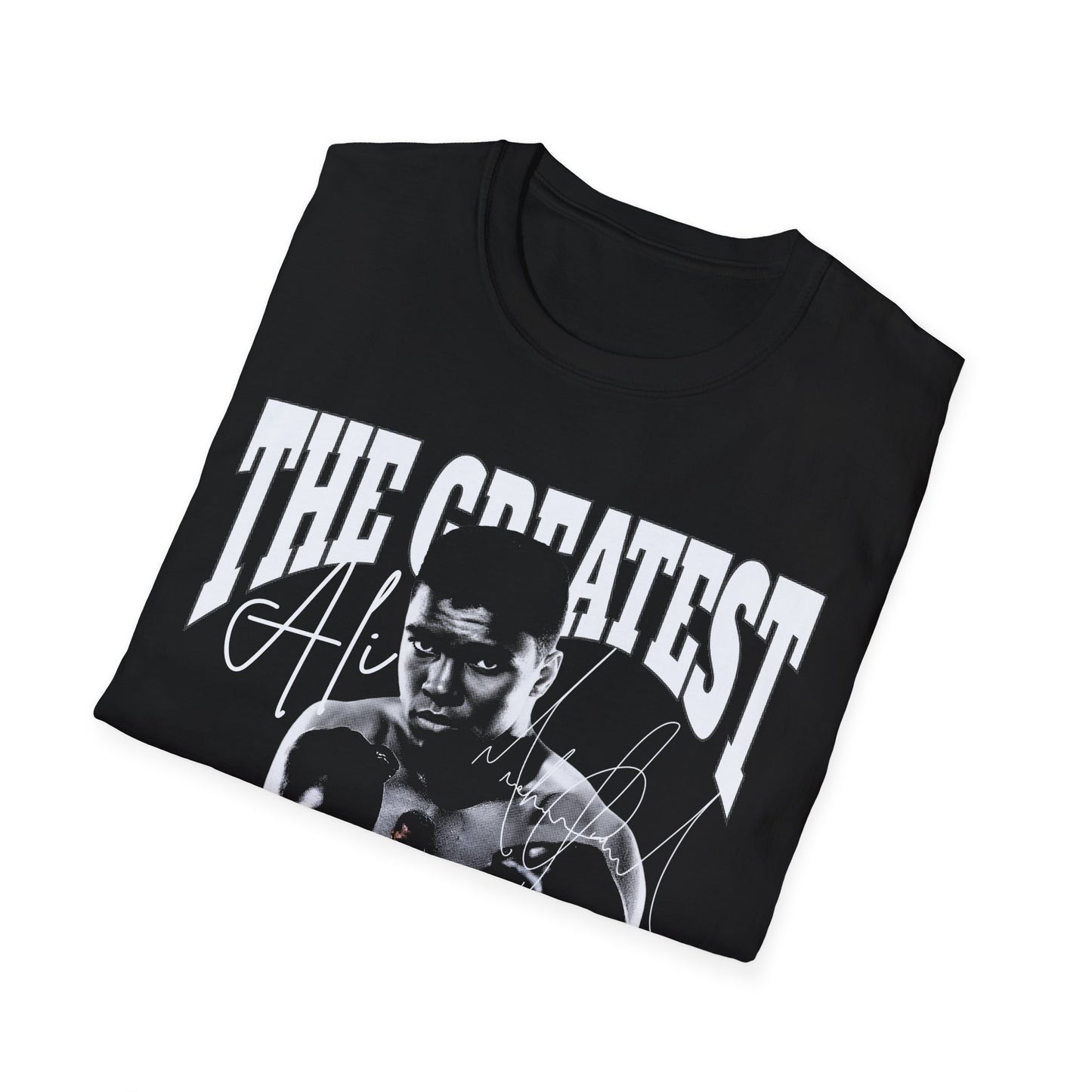 MUHAMMAD ALI THE GREATEST FIGHTER Unisex Softstyle T-Shirt