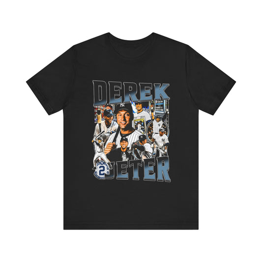 Vintage 90s Baseball Bootleg Style T-Shirt DEREK JETER Unisex Graphic Tee Shirt