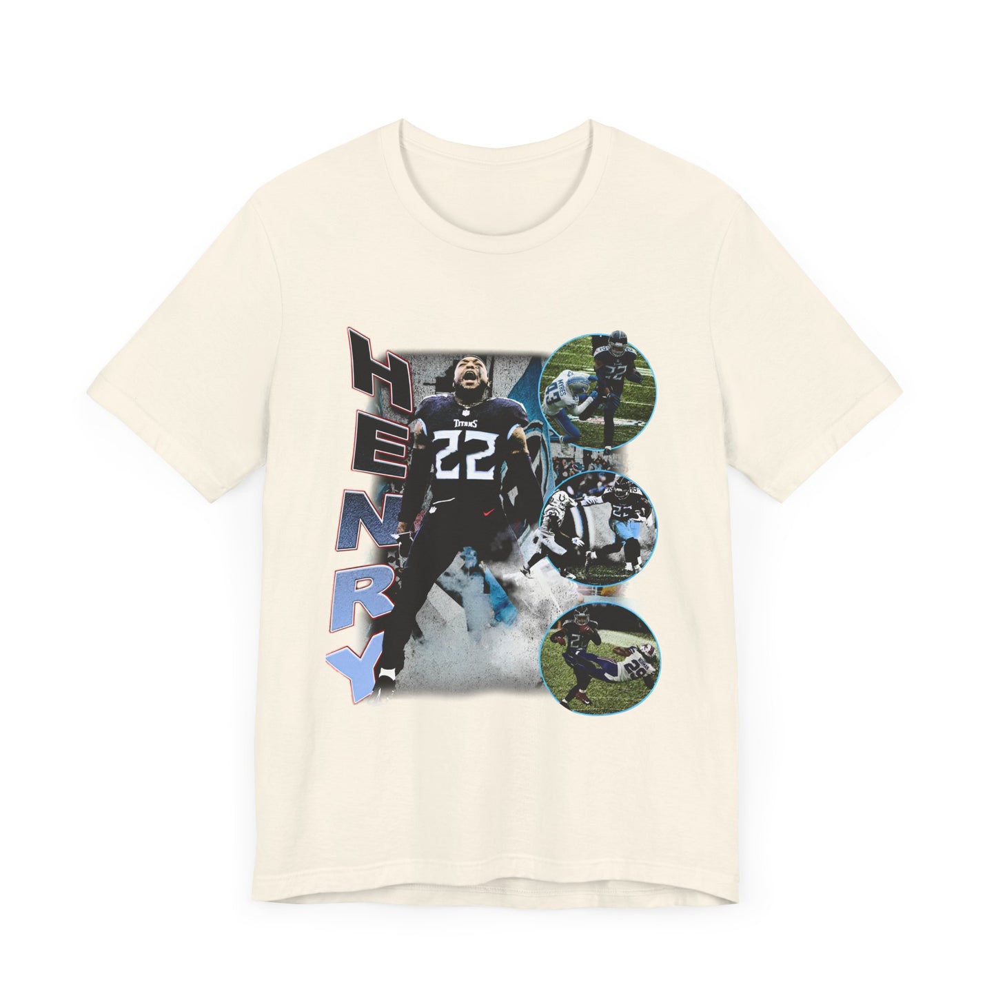 Vintage 90s Football Bootleg Style T-Shirt, DERRICK HENRY Unisex Tee Shirt