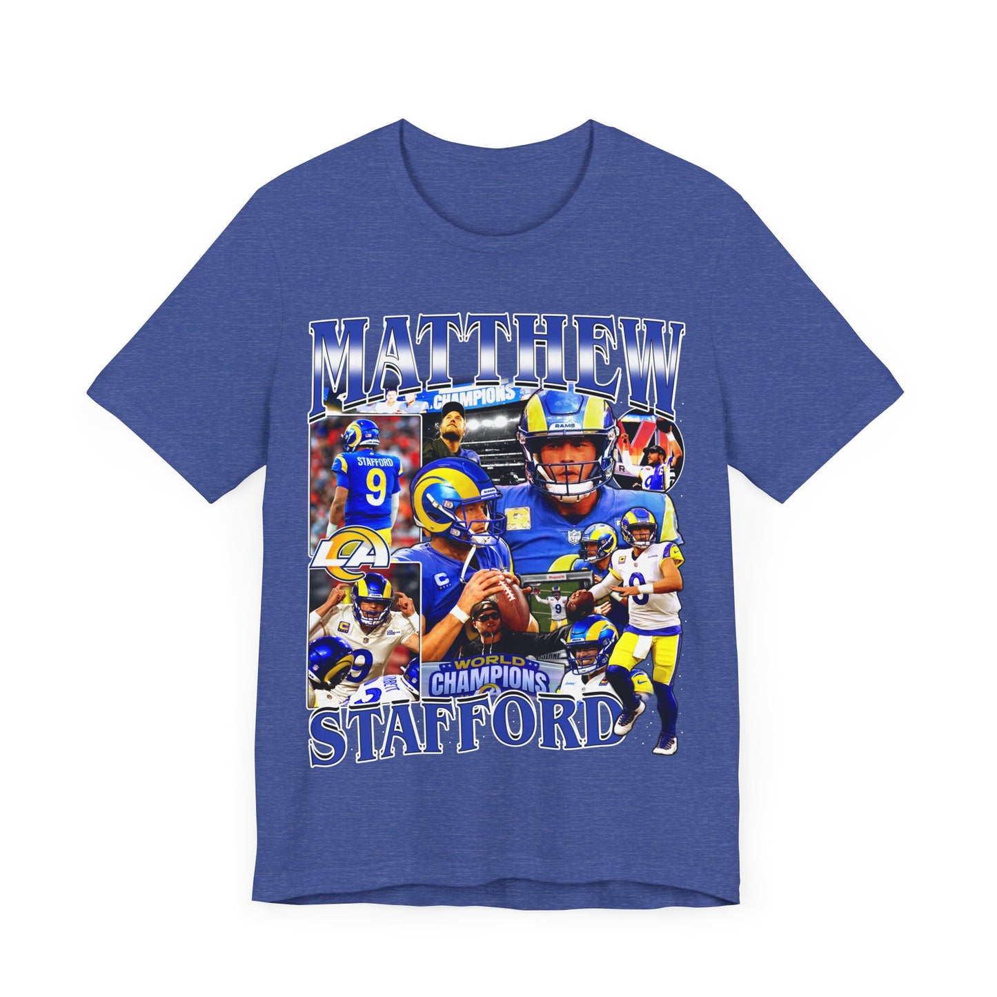 Vintage 90s Football Bootleg Style TShirt MATTHEW STAFFORD Unisex Graphic Tee