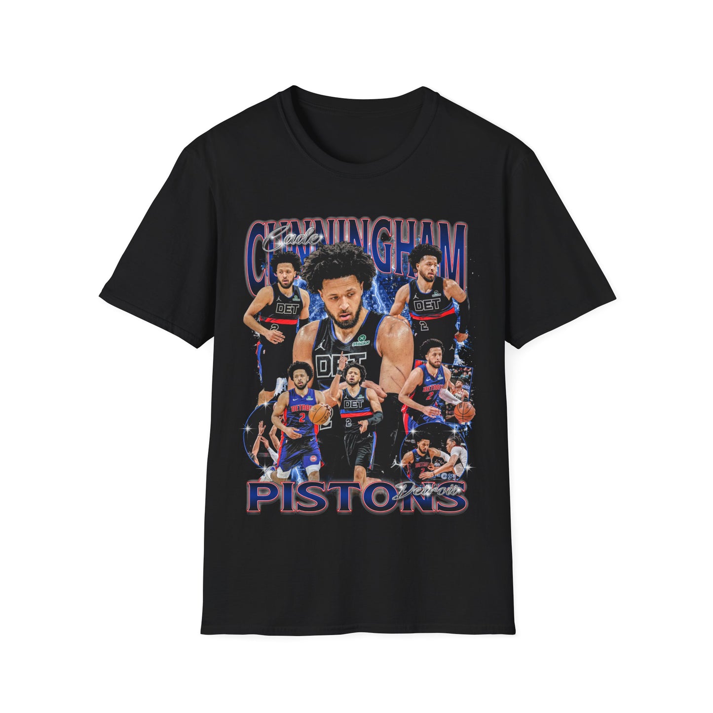 Vintage 90s Basketball Bootleg Style T-Shirt, CADE CUNNIGHAM Retro Basketball Shirt Unisex Graphic Tee
